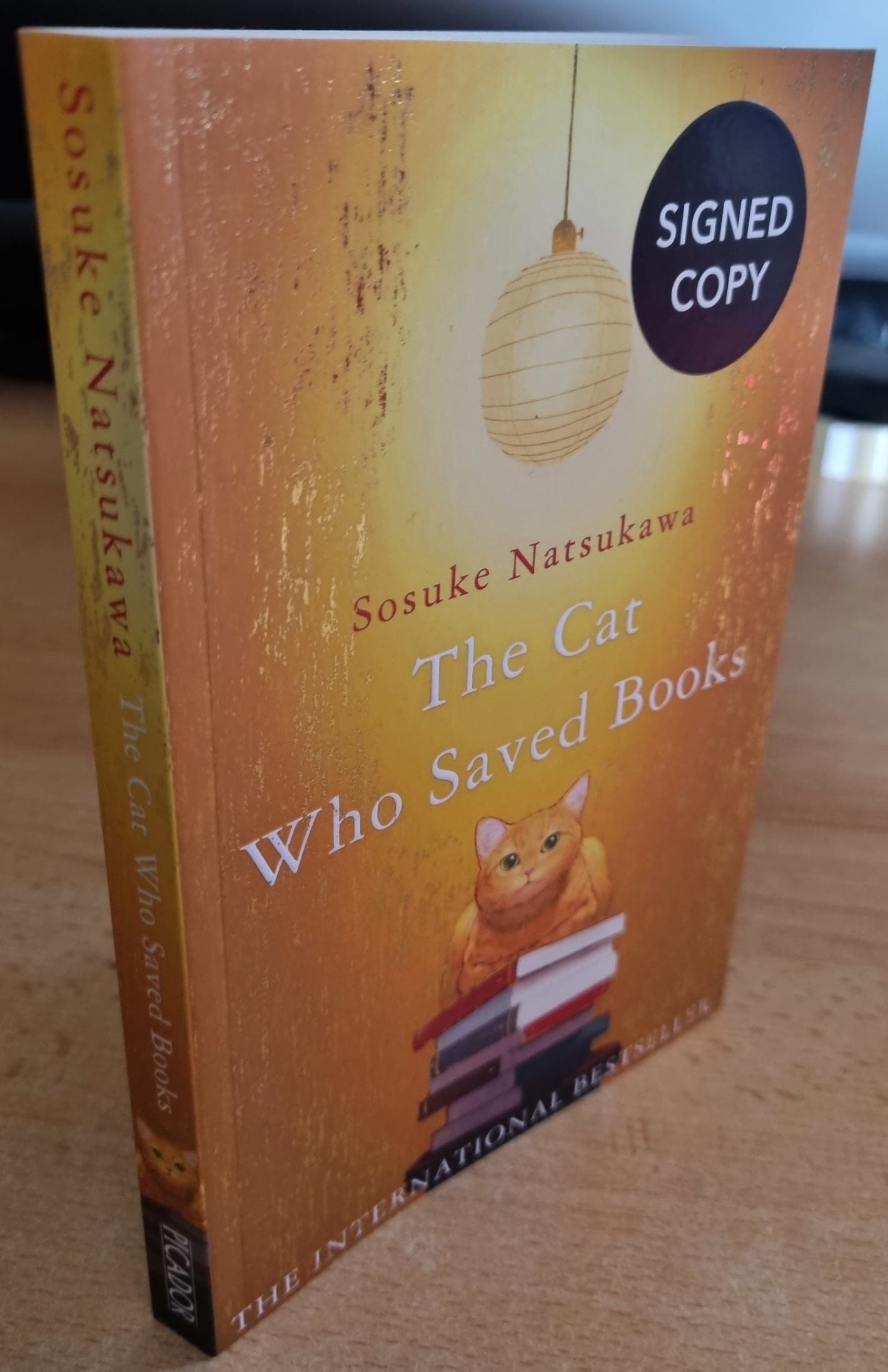 SIGNED FIRST EDITION: The Cat Who Saved Books - Sosuke Natsukawa