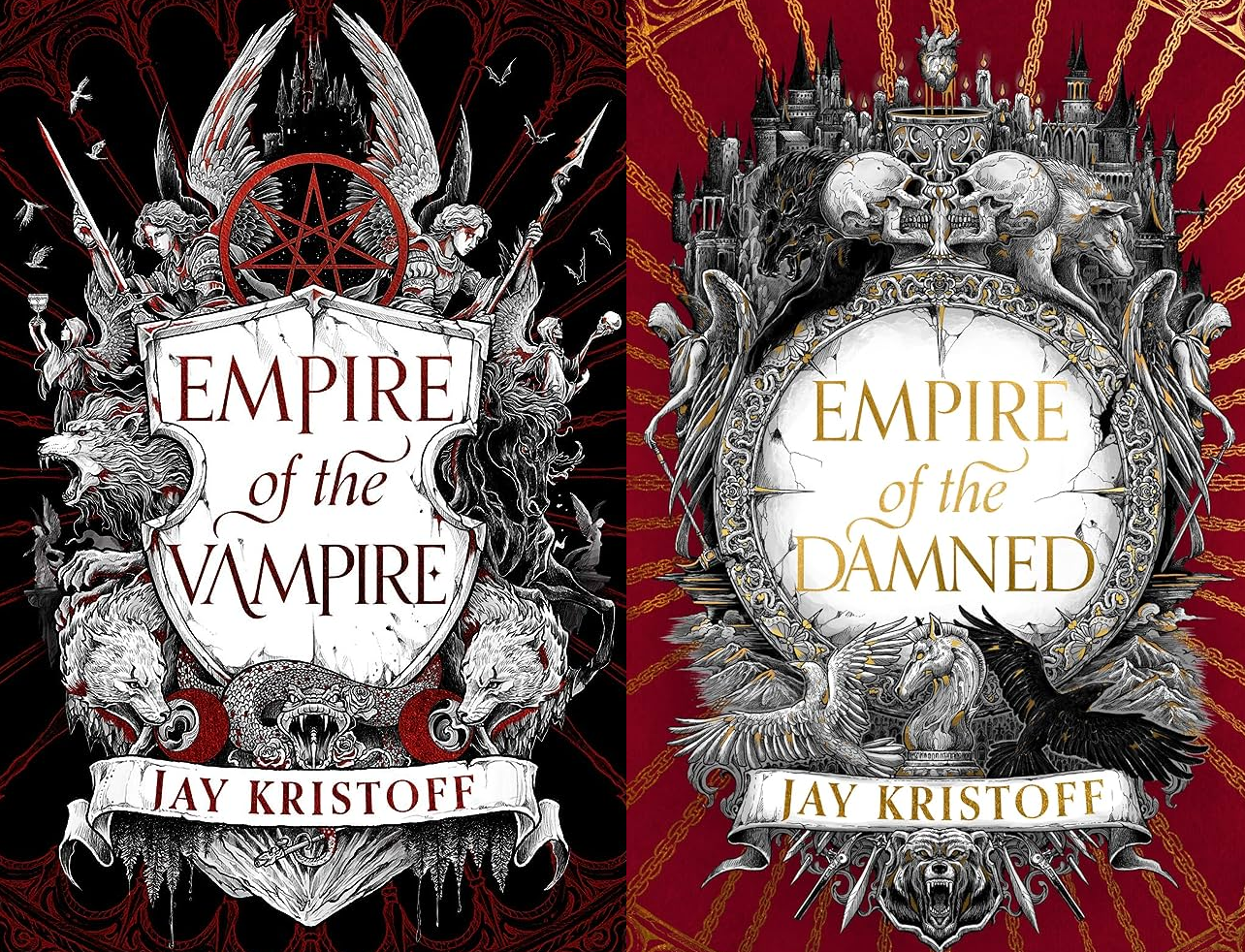 SIGNED FIRST EDITION SET: Empire of the Vampire/Damned – Jay Kristoff