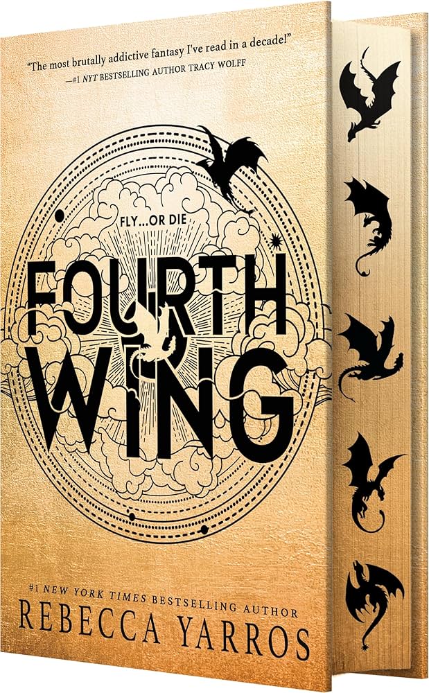 LIMITED EDITION: Fourth Wing - Rebecca Yarros: Wing & Claw US Import