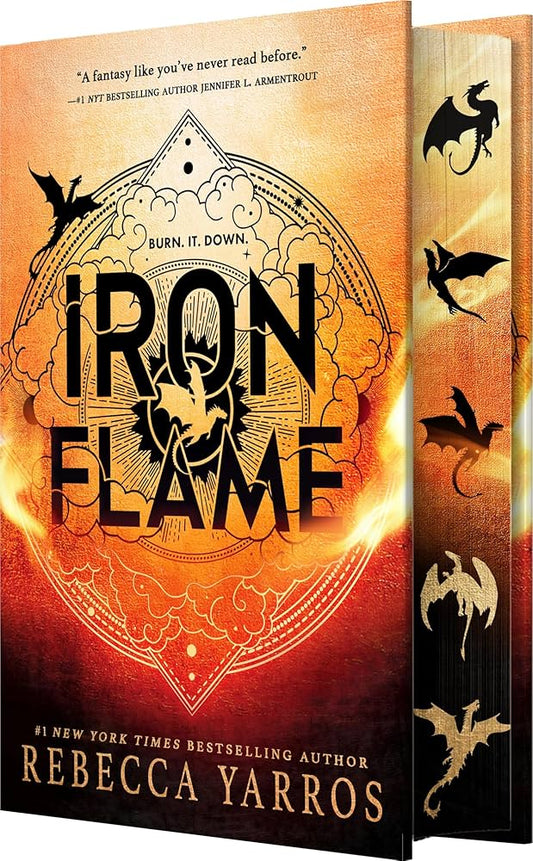 LIMITED EDITION: Iron Flame - Rebecca Yarros: Wing & Claw US Import